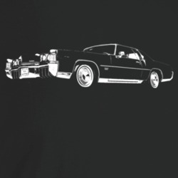 1972 Tornado Three Quarter Angle View Dark Color T Shirt