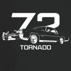 1972 Tornado Three Quarter Angle View With Year And Model Name Dark Co