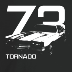 1973 Tornado Three Quarter Angle View With Year And Model Name Dark Co
