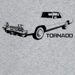 1975 Tornado Three Quarter Angle View With Model Name Light Color T Sh