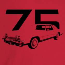 1975 Tornado Three Quarter Angle View With Year Light Color T Shirt