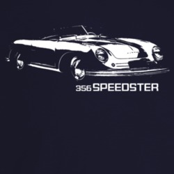 1948 356 Speedster Three Quarter Angle View With Model Name Dark Color