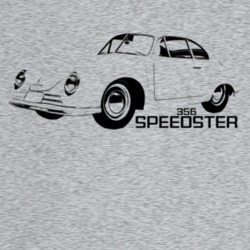1949 356 Speedster Three Quarter Angle View With Model Name Light Colo