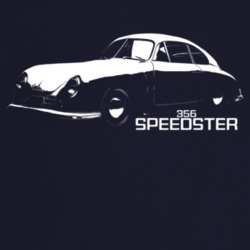 1949 356 Speedster Three Quarter Angle View With Model Name Dark Color