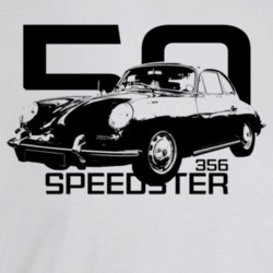 1950 356 Speedster Three Quarter Angle View With Year And Model Name L