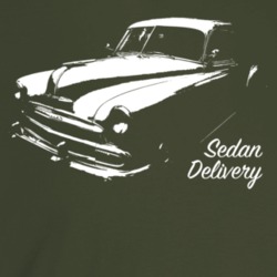 1951 Chevy Sedan Delivery Three Quarter Angle View With Model Name Dar