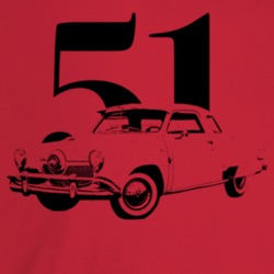 1951 Starlight Three Quarter Angle View With Year Light Color T Shirt