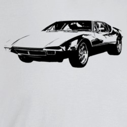 1971 Pantera Three Quarter Angle View Light Color T Shirt