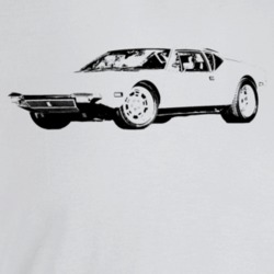 1972 PanteraThree Quarter Angle View Light Color T Shirt