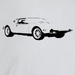1973 Pantera Three Quarter Angle View Light Color T Shirt