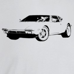1974 Pantera Three Quarter Angle View Light Color T Shirt