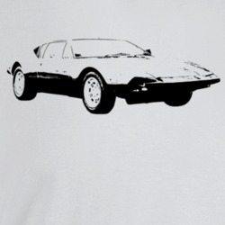 1975 Pantera Three Quarter Angle View Light Color T Shirt