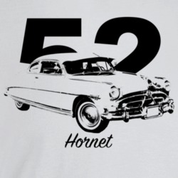 1952 Hornet Three Quarter Angle View With Year And Model Name Light Co