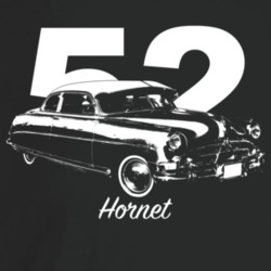 1952 Hornet Three Quarter Angle View With Year And Model Name Dark Col