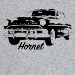 1954 Hornet Three Quarter Angle View With Model Name Light Color T Shi
