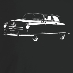 1950 Rambler Three Quarter Angle View Dark Color T Shirt