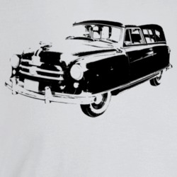 1951 Rambler Deliveryman Three Quarter Angle View Light Color T Shirt