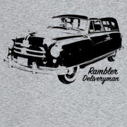 1951 Rambler Deliveryman Three Quarter Angle View With Model Name Ligh
