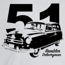 1951 Rambler Deliveryman Three Quarter Angle View With Year And Model 