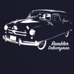 1951 Rambler Deliveryman Three Quarter Angle View With Model Name Dark