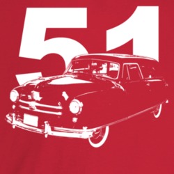 1951 Rambler Deliveryman Three Quarter Angle View With Year Dark Color
