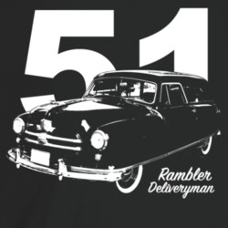 1951 Rambler Deliveryman Three Quarter Angle View With Year And Model 