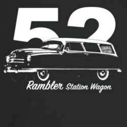1952 Rambler Three Quarter Angle View With Year And Model Name Dark Co