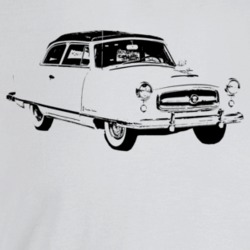 1953 Rambler Three Quarter Angle View Light Color T Shirt