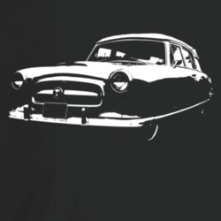 1954 Rambler Three Quarter Angle View Dark Color T Shirt
