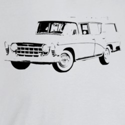 1956 Rambler Three Quarter Angle View Light Color T Shirt