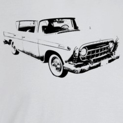 1957 Rambler Three Quarter Angle View Light Color T Shirt