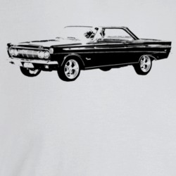 1964 Cyclone Three Quarter Angle View Light Color T Shirt