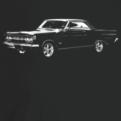 1964 Cyclone Three Quarter Angle View Dark Color T Shirt