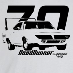 1970 Road Runner Superbird 440 Three Quarter Angle View With Year And 