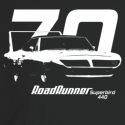 1970 Road Runner Superbird 440 Three Quarter Angle View With Year And 