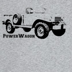 1949 Power Wagon Three Quarter Angle View With Model Name Light Color 