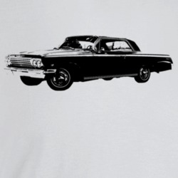 1962 Impala Three Quarter Angle View Light Color T Shirt