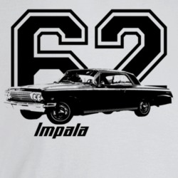 1962 Impala Three Quarter Angle View With Year And Model Name Light Co