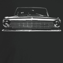 1964 Chevy Nova Grill View Dark Color T Shirt