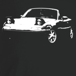1990 Miata Three Quarter Angle View Dark Color T Shirt