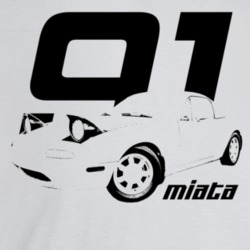 1991 Miata Three Quarter Angle View With Year And Model Name Light Col