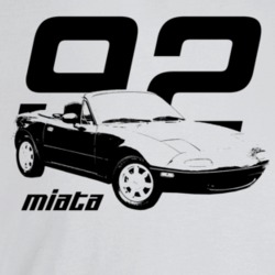 1992 Miata Three Quarter Angle View With Year And Model Name Light Col