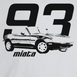 1993 Miata Three Quarter Angle View With Year And Model Name Light Col