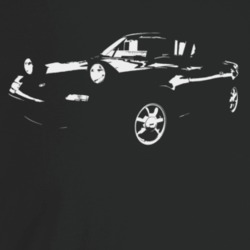 1995 Miata Three Quarter Angle View Dark Color T Shirt