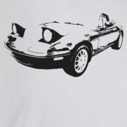 1996 Miata Three Quarter Angle View Light Color T Shirt