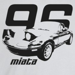 1996 Miata Three Quarter Angle View With Year And Model Name Light Col