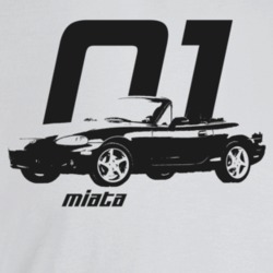 2001 Miata Three Quarter Angle View With Year And Model Name Light Col