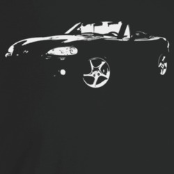 2003 Miata Three Quarter Angle View Dark Color T Shirt