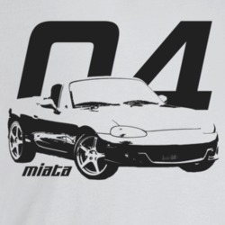 2004 Miata Three Quarter Angle View With Year And Model Name Light Col