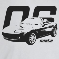 2006 Miata Three Quarter Angle View With Year And Model Name Light Col
